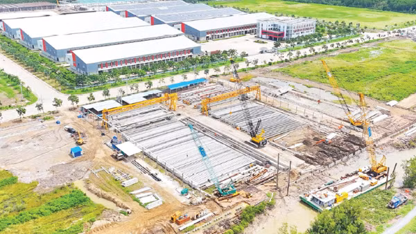 Đồng Tháp đang tập trung kêu gọi đầu tư để lấp đầy dự án Cụm công nghiệp Gia Thuận 1, xã Gia Thuận.