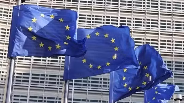 Trụ sở Ủy ban châu Âu tại Brussels, Bỉ. (Ảnh: Tân Hoa xã)