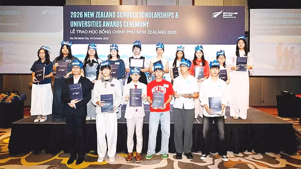 Trao học bổng Chính phủ New Zealand 2026