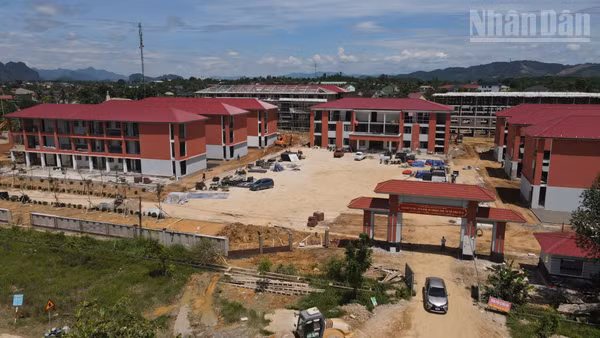 10 trường nội trú tiểu học và trung học cơ sở tại Nghệ An giai đoạn 1 đã cơ bản hoàn thành các hạng mục chính.