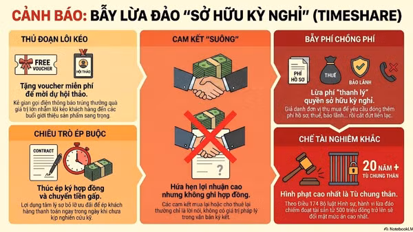 Nhận diện thủ đoạn lừa đảo “sở hữu kỳ nghỉ”
