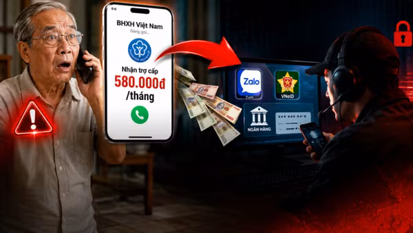 Cảnh giác với cuộc gọi từ nhân viên bảo hiểm xã hội giúp nhận tiền trợ cấp.