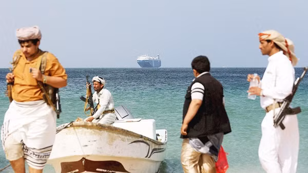 Lực lượng Houthi hiện diện tại Biển Đỏ. Ảnh: REUTERS
