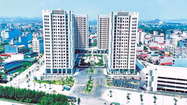 Khu nhà ở xã hội Quang Châu dành cho công nhân tại Bắc Ninh.