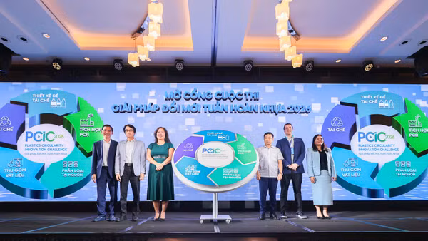 Cuộc thi “Giải pháp Đổi mới Tuần hoàn nhựa 2026” tìm kiếm các giải pháp cho những bài toán cụ thể của tuần hoàn nhựa. 
