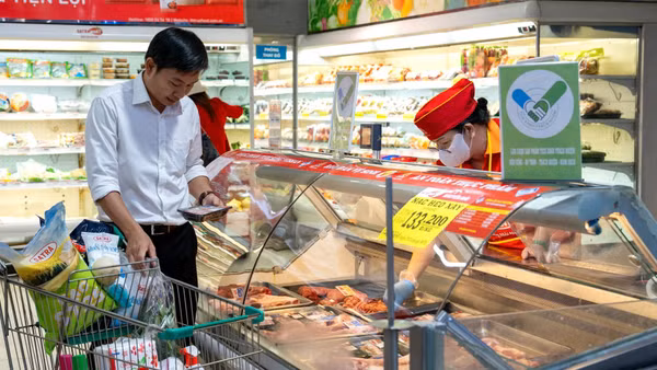 Sản phẩm thịt các loại của VISSAN đã được cấp Tick xanh trách nhiệm vào hệ thống SATRA. (Ảnh: SATRA)