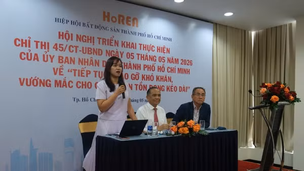 Đại diện các cơ quan, Hiệp hội tổ chức hội nghị triển khai Chỉ thị 45/CT-UBND, ngày 5/5/2026 của Ủy ban nhân dân Thành phố Hồ Chí Minh. 
