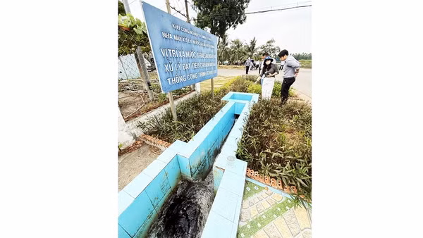 Cơ quan chức năng kiểm tra Khu công nghiệp Lê Minh Xuân, phát hiện nhiều sai phạm. 