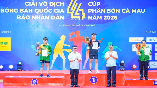 Đoàn Thành phố Hồ Chí Minh tiếp tục thống trị ở các nội dung nữ khi có tới hai tay vợt nằm trong top 3. Ảnh: THẾ ĐẠI