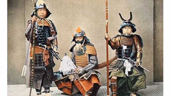 Một nhóm Samurai Nhật Bản vào khoảng năm 1890. Ảnh: GETTYIMAGES 