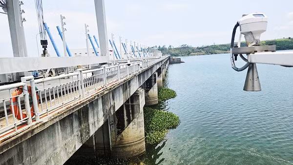 Thủy điện Ba Hạ, nơi nhiều người cho rằng có tác động không nhỏ tới lũ lụt vùng hạ du Đắk Lắk năm 2025. Ảnh: PHẠM PHƯỜNG