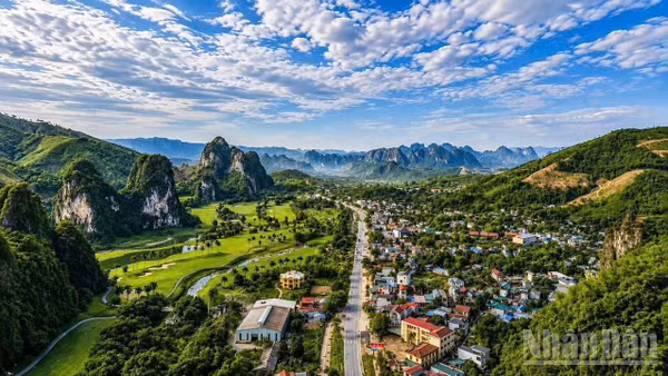 Diện mạo mới xã Lương Sơn hôm nay.
