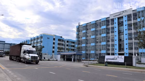 Khu ký túc xá của Công ty Luxshare-ICT Nghệ An tại Khu công nghiệp VSIP Nghệ An.