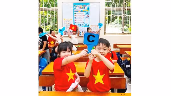 Việc sáp nhập các trường đặt mục tiêu lấy học sinh làm trung tâm. Ảnh: THẾ PHONG