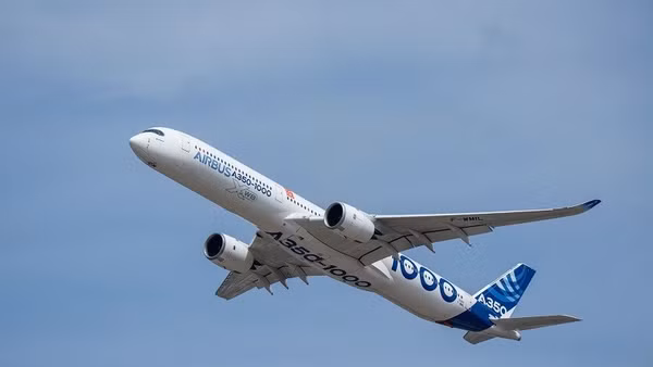 Máy bay A350-1000 do Airbus sản xuất. (Ảnh: Airbus cung cấp)
