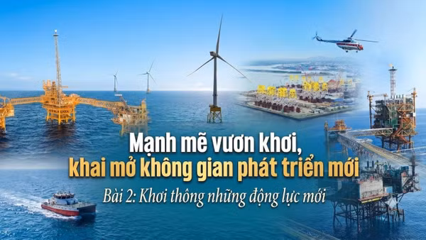 Nghị quyết 20-NQ/TW đã chỉ rõ yêu cầu phát triển ngành dầu khí và khai thác tài nguyên khoáng sản biển theo hướng hiệu quả, bền vững; phát triển công nghiệp dịch vụ kỹ thuật dầu khí và công trình biển theo hướng hiện đại, nâng cao năng lực thiết kế, chế tạo, thi công các công trình ngoài khơi. 