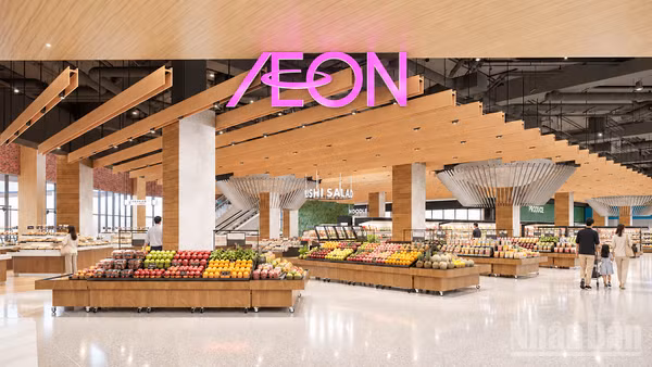 Phối cảnh Trung tâm thương mại Aeon Hải Dương. (Ảnh: LÊ CHÂU)