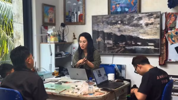 Malena’s Dream Canvas là nơi Diễm Hằng mong muốn mở rộng trải nghiệm mỹ thuật cho trẻ em. (Ảnh: Nhân vật cung cấp)