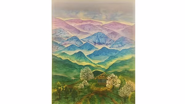“Ru Cảnh 20”, 120 cm x 150 cm.