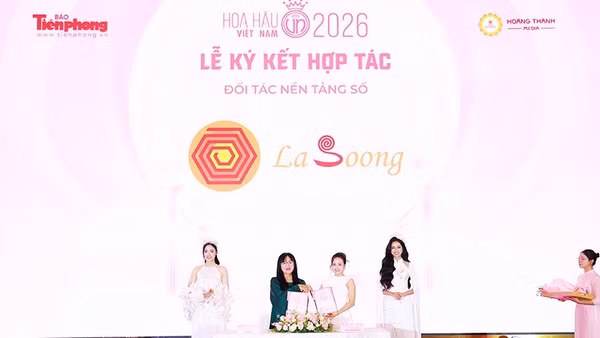 LaSoong là hệ sinh thái thống nhất nhằm số hóa toàn bộ hoạt động gắn với Hoa hậu Việt Nam 2026.