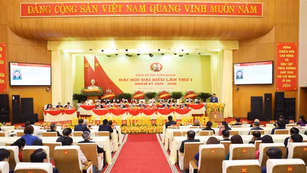 Đại hội đại biểu Đảng bộ tỉnh Tuyên Quang lần thứ I, nhiệm kỳ 2025-2030 họp phiên bế mạc.