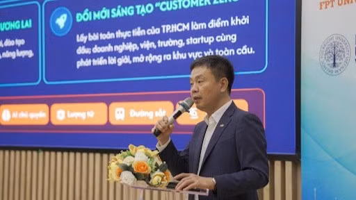 Phó Tổng Giám đốc FPT, Phạm Minh Tuấn cho rằng Thành phố Hồ Chí Minh có thể trở thành “customer zero” cho AI và công nghệ lượng tử. (Ảnh: FPT)