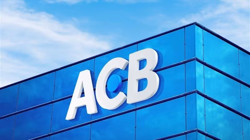 Quý I/2026, lợi nhuận trước thuế ACB đạt 5,4 nghìn tỷ đồng, tăng 55% so với quý trước.