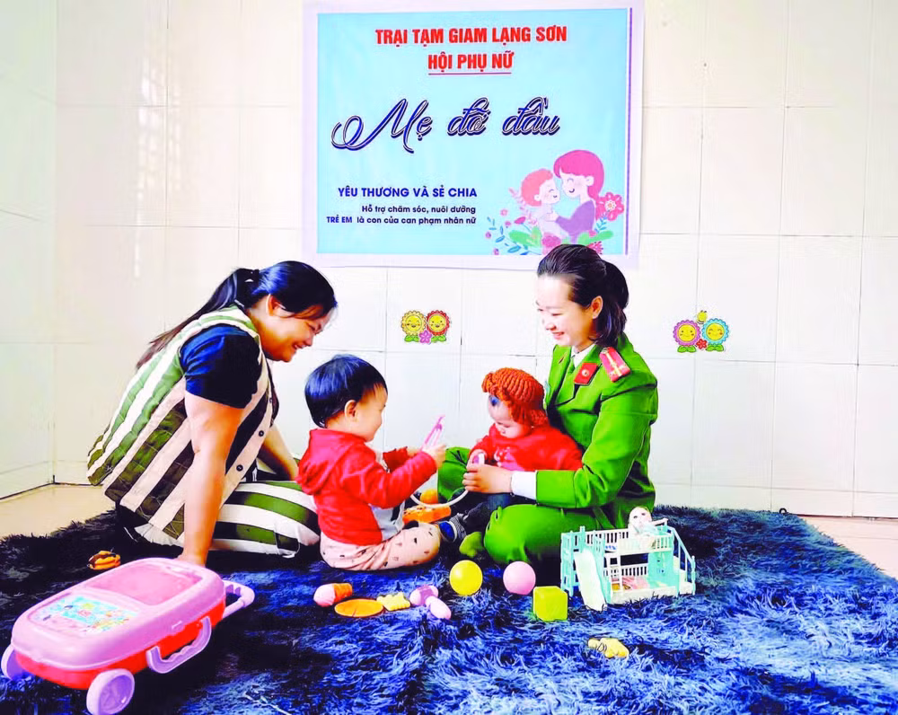 Mô hình dân vận khéo “Nhà trẻ trong trại tạm giam” là minh chứng cho tính nhân văn của pháp luật.