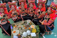 Tết cổ truyền của dân tộc Hà Nhì ở xã Thu Lũm mang bản sắc văn hóa độc đáo.