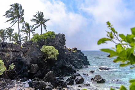 Đảo bé Lý Sơn có cảnh quan thiên nhiên vô cùng thơ mộng.