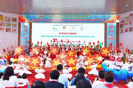 Toàn cảnh buổi lễ khởi động cuộc thi.