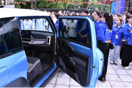 Đông đảo đoàn viên, thanh niên đam mê khởi nghiệp của Thủ đô có mặt tại chương trình.