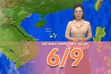 [Video] Dự báo thời tiết ngày 6/9/2025: Bắc Bộ mưa dông về chiều tối
