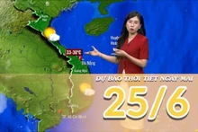 [Video] Dự báo thời tiết đêm nay và ngày mai 25/6/2025: Áp thấp nhiệt đới trên Biển Đông