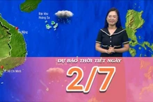 [Video] Dự báo thời tiết ngày 2/7/2025: Khu vực Bắc Bộ có mưa lớn trên diện rộng 