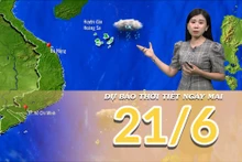 [Video] Dự báo thời tiết đêm nay và ngày mai 21/6/2025: Mưa gia tăng trên các khu vực 