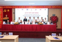 Quang cảnh buổi lễ.