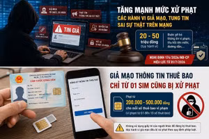 Nhiều hành vi thường xuất hiện trong các vụ lừa đảo công nghệ cao tăng mạnh mức xử phạt.