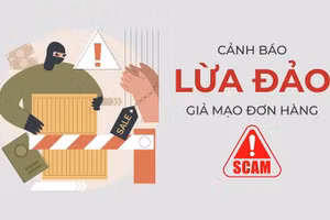 Cảnh giác với các hình thức lừa đảo liên quan đến giao hàng. (Ảnh chongluadao.vn)