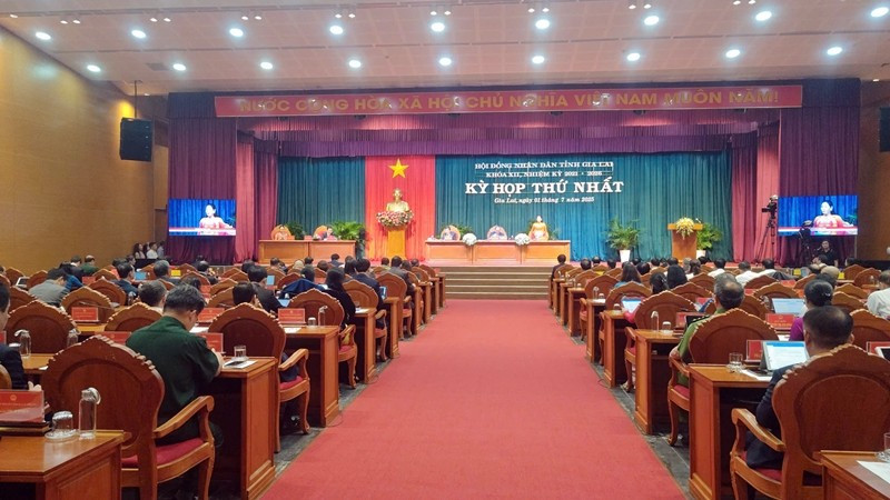 Quang cảnh kỳ họp.