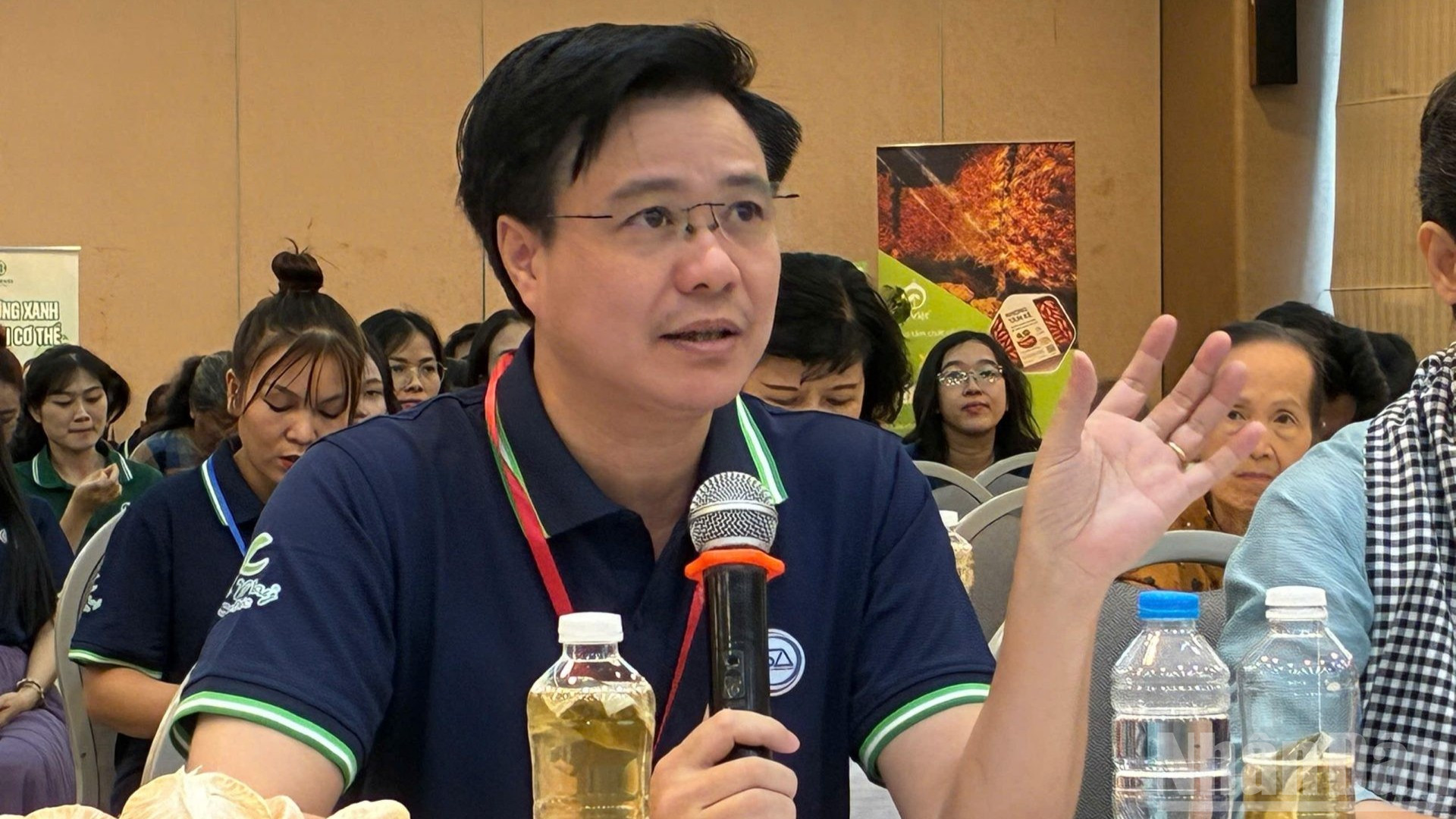 Ông Đàm Quang Thắng, Chủ tịch Hội đồng cố vấn khởi nghiệp đổi mới sáng tạo quốc gia, thành viên Ban giám khảo nhận xét về phần thi các thí sinh. ndo_br_ong-thang-4886.jpg
