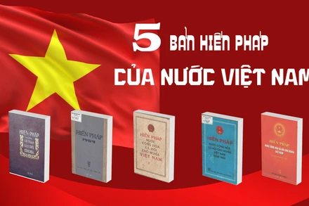 5 bản Hiến pháp của nước Việt Nam