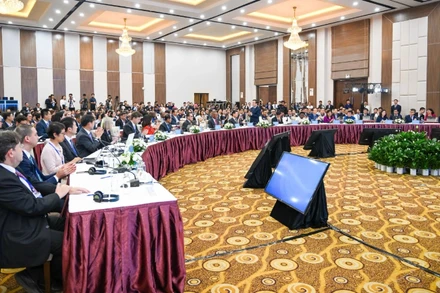 Toàn cảnh Hội nghị bàn tròn Bộ trưởng về quản trị AI.