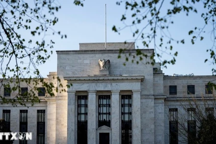 Trụ sở Cục Dự trữ Liên bang Mỹ (Fed) ở Washington, D.C. (Ảnh: THX/TTXVN)