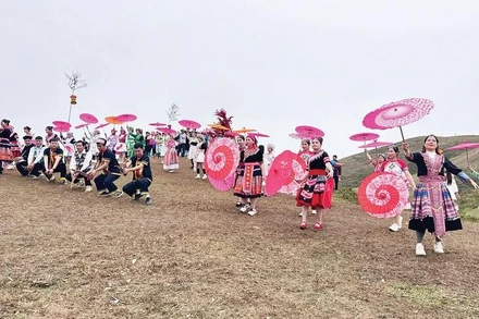 Nhân dân xã Hiệp Lực vui đón xuân mới Bính Ngọ.