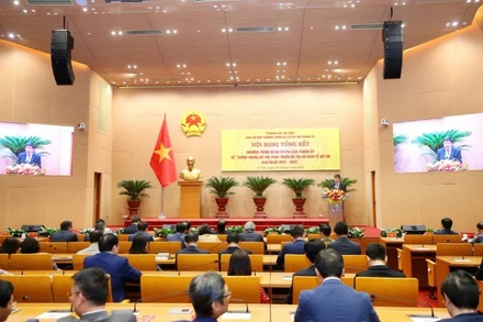 Một kỳ họp của Hội đồng nhân dân thành phố Hà Nội.