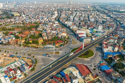 Một góc đô thị thành phố Hải Phòng mới. (Ảnh: Đàm Thanh)