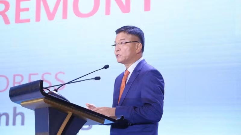 Phó Thủ tướng Lê Thành Long phát biểu tại phiên khai mạc.