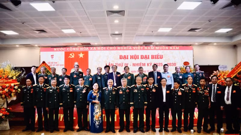 Ban Chấp hành Hội Hỗ trợ gia đình liệt sĩ Việt Nam nhiệm kỳ 2025-2030.