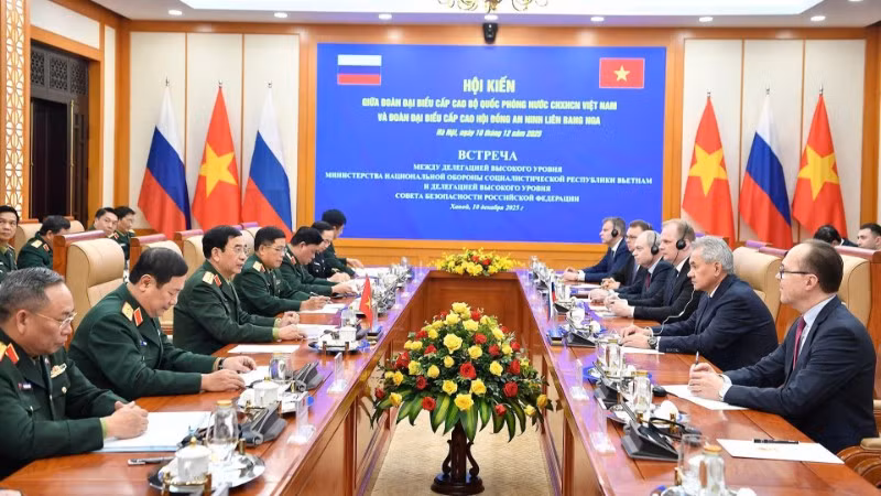 Quang cảnh hội kiến.